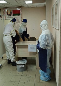 О проведении учебно-тренировочного занятия по выявлению лица с симптомами, не исключающими лихорадку Эбола.