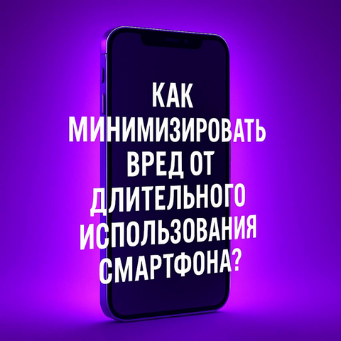 Смартфоны: как минимизировать вред.