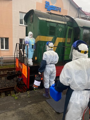 О проведении 16.09.2025 учебно-тренировочного занятия по выявлению лица с симптомами, не исключающими холеру, на железнодорожной станции Молодечно