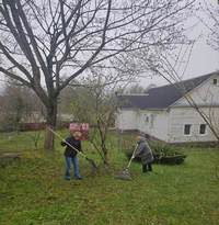 Проведен субботник по наведению порядка на территории учреждения